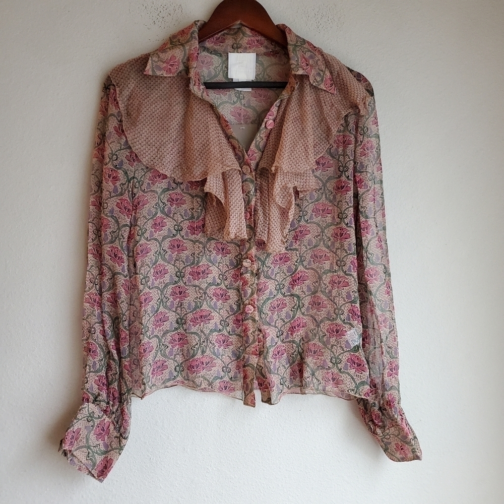 Anna Sui for Anthropologie Dearie Top size 4 NWT